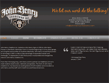 Tablet Screenshot of johnhenrycreations.com
